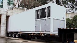 A Microsoft Azure Modular Data Center loaded on a flatbed truck. (Photo: Microsoft) A Microsoft Azure Modular Data Center loaded on a flatbed truck. (Photo: Microsoft)