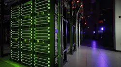 High-density cloud servers inside a data center operated by Rackspace. (Photo: Rackspace)