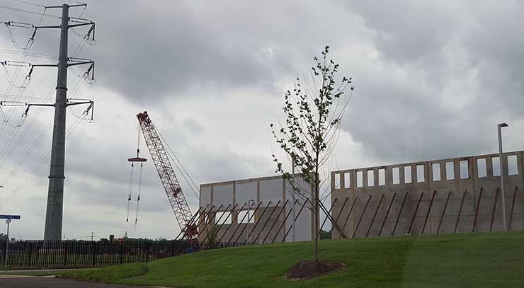 Data center construction in Ashburn, Virginia. (Photo: Rich Miller)