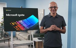 Microsoft CEO Satya Nadella speaks at the Ignite 2020 virtual event. (Image: Microsoft)