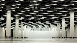 Lighting plays a key role in a green data center. (Photo courtesy of wtec)