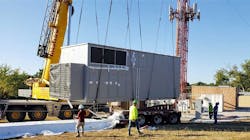 A Vapor IO edge computing module is installed at a tower site in the Dallas market. (Photo: Vapor IO) A Vapor IO edge computing module is installed at a tower site in the Dallas market. (Photo: Vapor IO)