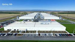 An aerial view of one of Microsoft’s data center campuses in Quincy, Washington. (Image: Microsoft) An aerial view of one of Microsoft’s data center campuses in Quincy, Washington. (Image: Microsoft)