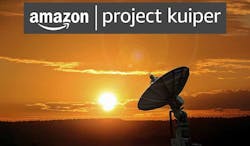 The FCC has just approved Project Kuiper, Amazon’s $10 billion plan to deploy a satellite broadband service. (Image: and Logo: Amazon) The FCC has just approved Project Kuiper, Amazon’s $10 billion plan to deploy a satellite broadband service. (Image: and Logo: Amazon)