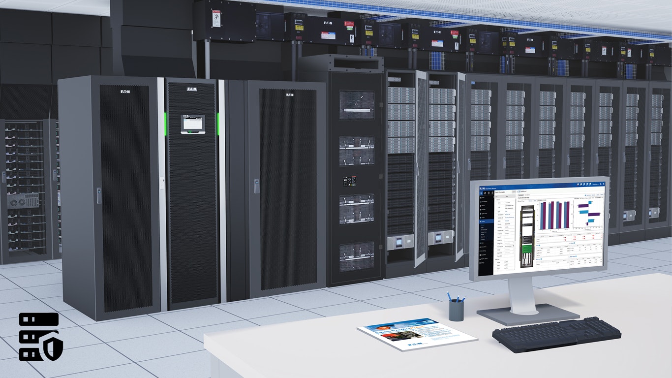 lithium-ion batteries can provide extended backup time during a power event, as well as help alleviate energy consumption costs and strain on the electrical grid. (Photo: Eaton)