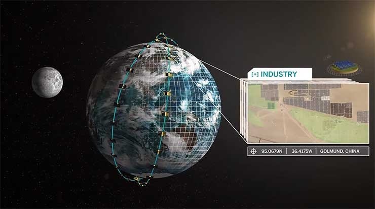 Satellites from commercial providers like Planet.com are providing detailed analytics of global economic activity, while generating massive datasets. (Image: Planet.com)