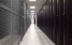 A row of cabinets inside one of the data halls at the TierPoint TekPark data center near Allentown, Pa. (Photo: Rich Miller) A row of cabinets inside one of the data halls at the TierPoint TekPark data center near Allentown, Pa. (Photo: Rich Miller)