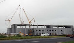 Ashburn, Va., data center construction in 2019. (Photo: Rich Miller) Ashburn, Va., data center construction in 2019. (Photo: Rich Miller)