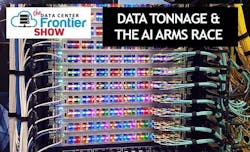 On The Data Center Frontier Show podcast, Rich Miller discusses Data Tonnage and the AI Arms Race. (Image: Rich Miller) On The Data Center Frontier Show podcast, Rich Miller discusses Data Tonnage and the AI Arms Race. (Image: Rich Miller)