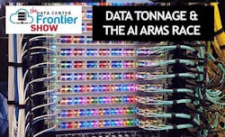 On The Data Center Frontier Show podcast, Rich Miller discusses Data Tonnage and the AI Arms Race. (Image: Rich Miller)