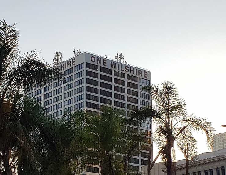 The One Wilshire building in Los Angeles. (Photo: Rich Miller)