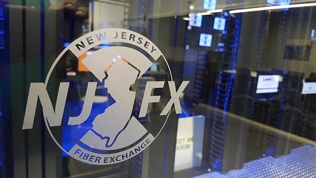 The Meet-Me-Room at the NJFX data center in Wall Township, N.J. (Photo: Rich Miller)