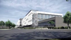 An illustration of the new data center planned for the STACK Infrastructure campus in San Jose. (Image: STACK Infrastructure) An illustration of the new data center planned for the STACK Infrastructure campus in San Jose. (Image: STACK Infrastructure)