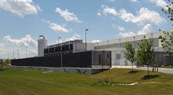 The exterior of the huge Digital Realty data center in Elk Grove Village, Illinois in the suburban Chicago market. (Photo: Rich Miller) The exterior of the huge Digital Realty data center in Elk Grove Village, Illinois in the suburban Chicago market. (Photo: Rich Miller)