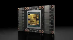 Microsoft Azure’s new NDv2 instance can scale up to 800 interconnected NVIDIA V100 GPUs, pictured here. (Image: NVIDIA)
