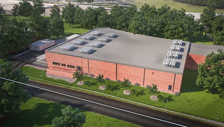A new EdgeConneX data center near Atlanta. (Image: EdgeConneX)
