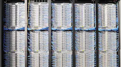 A wall of densely-packed cloud servers in a modular deployment at Microsoft. (Photo: Microsoft)