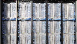 A wall of densely-packed cloud servers in a modular deployment at Microsoft. (Photo: Microsoft) A wall of densely-packed cloud servers in a modular deployment at Microsoft. (Photo: Microsoft)