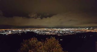 The lights of Silicon Valley at night, seen from Mount Hamilton. (Photo: Rich Miller)
