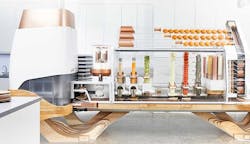 A &ldquo;burger robot&rdquo; assembles burgers at Creator, a San Francisco eatery pioneering a robot restaurant concept. (Photo: Creator)