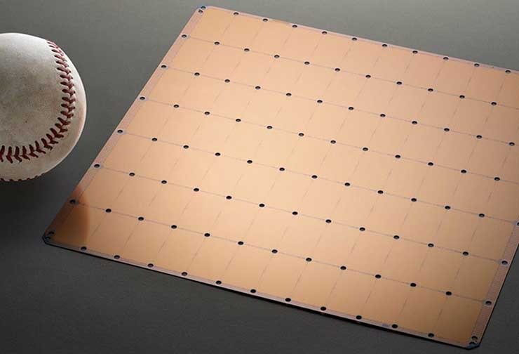 The Cerebras Wafer-Scale Engine (WSE) is optiomized for artificial intelligence workloads and is the largest chip ever built. (Image: Cerebras Systems)