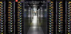 Rows of servers inside a Google data Center. (Photo: Google Cloud Platform) Rows of servers inside a Google data Center. (Photo: Google Cloud Platform)