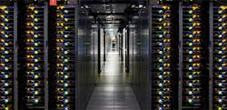 Rows of servers inside a Google data Center. (Photo: Google Cloud Platform)