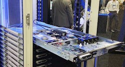 Liquid-cooled servers are becoming more common as data center cooling evolves. (Photo: Rich Miller)