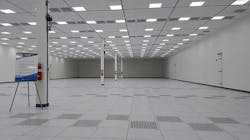 One of the customer data halls inside the Iron Mountain VA-1 data center in Manassas. The facility will have six of these 11,000 square foot halls. (Photo: Rich Miller)