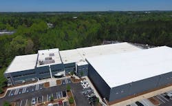 The exterior of the newly-completed Flexential data center facility in Alpharetta, Georgia near Atlanta. (Image; Flexential)