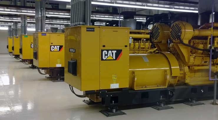 Generators inside a New Jersey data center. (Photo: Rich Miller)