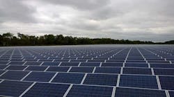 A utility-scale solar energy array. (Photo: Rich Miller)