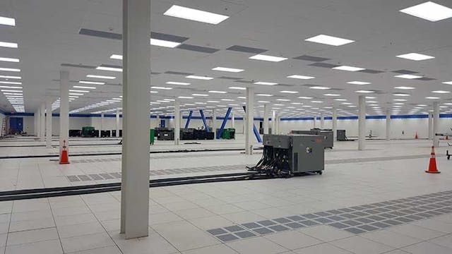 A data hall undergoing commissioning in Ashburn, Virginia. (Photo: Rich Miller)