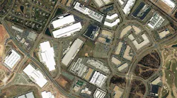 An aerial view of major facilities in Data Center Alley in Ashburn, Virginia. (Image: Loudoun County)