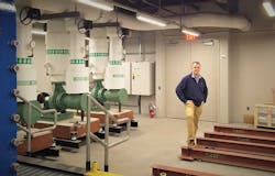 DataGryd President and CEO Tom Brown in the company’s data center space at 60 Hudson Street in New York. (Photo: DataGryd) DataGryd President and CEO Tom Brown in the company’s data center space at 60 Hudson Street in New York. (Photo: DataGryd)