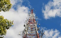 Photo of American Tower self-support tower in Needham, Massachusetts. (Photo: American Tower) Photo of American Tower self-support tower in Needham, Massachusetts. (Photo: American Tower)