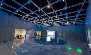 The lobby of the Aligned Energy data center in Phoenix, which is being expanded by 200,000 square feet. (Photo: Aligned Energy)