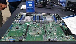 There was lots of new hardware options this year, prompted by growth in AI and IoT demand. Cavium displayed its Thunder X2 dual socket ARM server at the Open Compute Summit in Santa Clara. (Photo: Rich Miller) There was lots of new hardware options this year, prompted by growth in AI and IoT demand. Cavium displayed its Thunder X2 dual socket ARM server at the Open Compute Summit in Santa Clara. (Photo: Rich Miller)