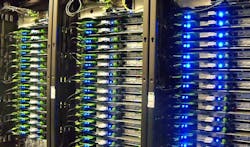 A row of Facebook servers inside one of the company’s data centers in North Carolina. (Photo; Rich Miller) A row of Facebook servers inside one of the company’s data centers in North Carolina. (Photo; Rich Miller)