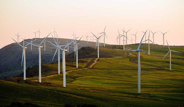 Data centers&rsquo; adoption of renewable energy sources like wind power were a topic of discussion in 2018. (Image: American Public Power Association on Unsplash)