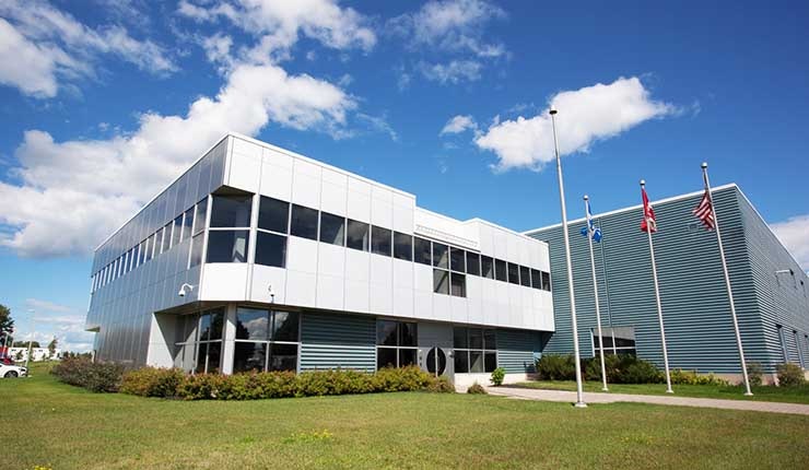Cologix has acquired Montreal provider COLO-D. This is the COLO-D D1 data center , a 20 megawatt facility in Drummondville, Quebec. (Photo: Cologix)