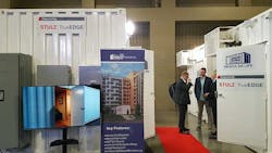 Data center modules on display at the recent Edge Congress conference in Austin, Texas. (Photo: Rich Miller) Data center modules on display at the recent Edge Congress conference in Austin, Texas. (Photo: Rich Miller)