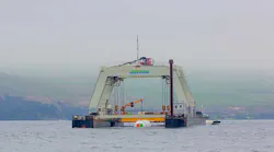 Microsoft’s Project Natick is a 40-foot container houses 864 servers in 12 racks, resting on a seabed 117 feet below the ocean’s surface off the coast of Scotland. (Photo: Microsoft)