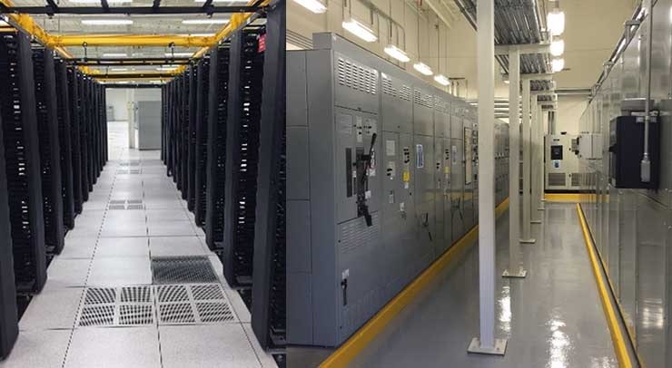 A look inside the racks and power room at a data center in Sunnyvale, Calif. (Photos: Element Critical)