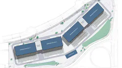 An illustration of the planned EdgeCore data center campus in Sterling, Virginia. (Image: EdgeCore)