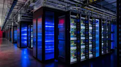 Rows of custom GPU-powered machine learning servers inside a Facebook data center. (Photo: Facebook)
