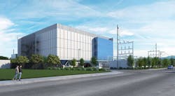An illustration of what Vantage Data Centers’ new Mathew campus will look like when it opens next year. (Image: Vantage) An illustration of what Vantage Data Centers’ new Mathew campus will look like when it opens next year. (Image: Vantage)