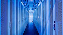 A row of cabinets inside a containment system within an Aligned Energy data center. (Image: Aligned Energy)