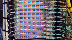 A close-up of the Facebook Fabric Aggregator on display at the recent Open Compute Summit 2018 in San Jose, Ca. (Photo: Rich Miller)