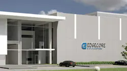 An illustration of a planned EdgeCore data center. (Image: EdgeCore)